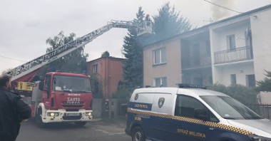 Kontrola Eko Patrolu ujawniła pożar komina - do zagaszenia konieczna była interwencja straży pożarnej