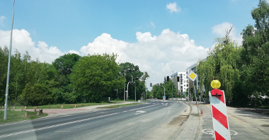 Grunwald - kontrola czystości na drogach w bezpośrednim sąsiedztwie budów