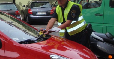 Żółte kartki dla kierowców - ostrzeżenia od Straży Miejskiej
